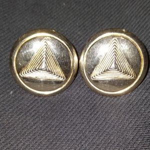 Vintage Coro Gold Clip Earrings